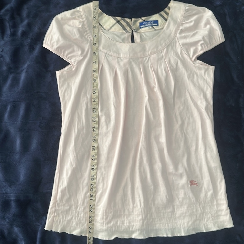Authentic Burberry London Blue Label baby pink shirt